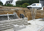 Réalisation des fondations à Beaulieu-sur-Mer